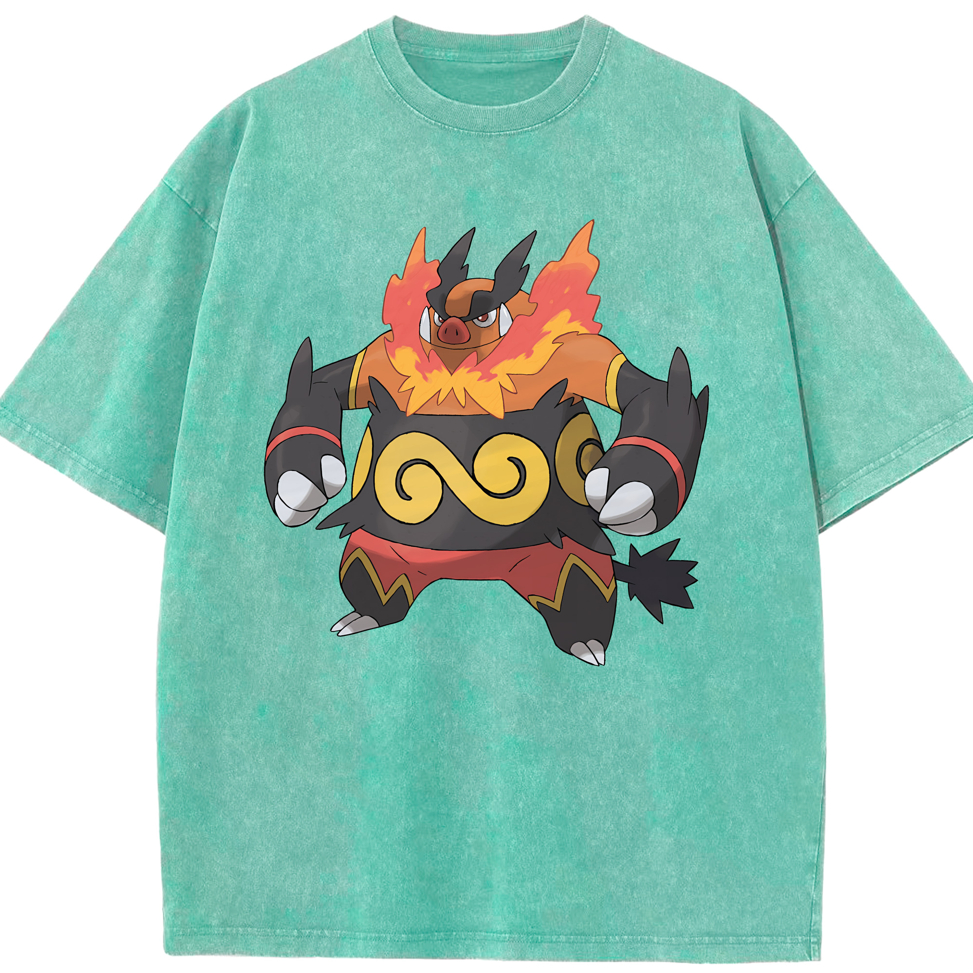 （画像用） ポケットモンスター Pokémon 綿100% ヴィンテージ風 半袖Tシャツ（フロントプリント）